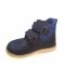 Ботинки Polipey темно-cиние на двух липучках 112