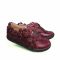 Кроссовки Minimen бордовые с цветочками 4356