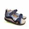 Сандалии Minimen синие с бело-голубыми вставками ВВ01