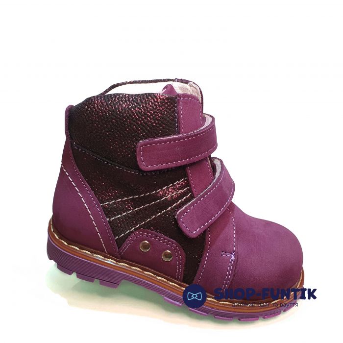 Ботинки Panda фиолетовые 0120