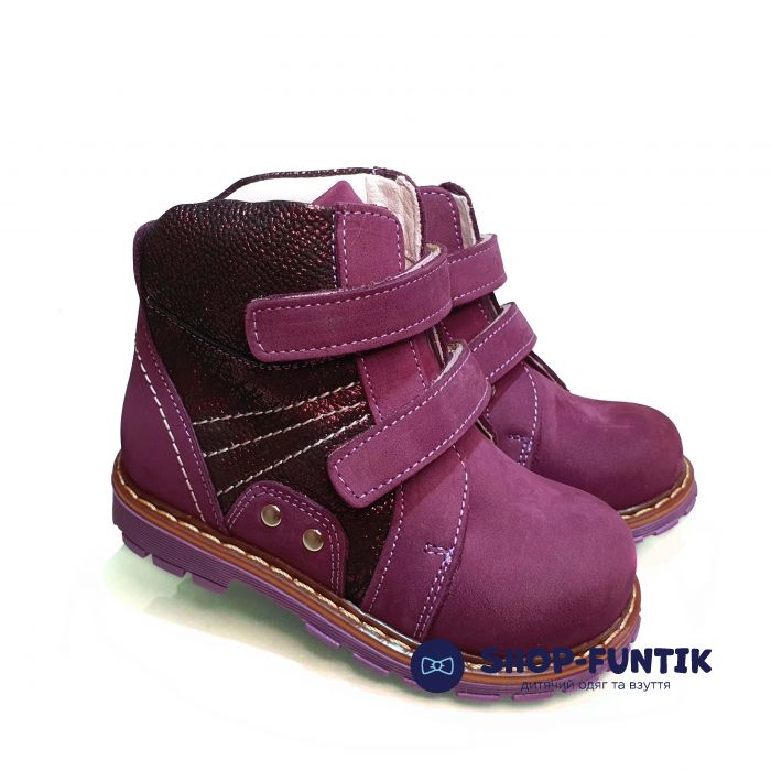 Ботинки Panda фиолетовые 0120