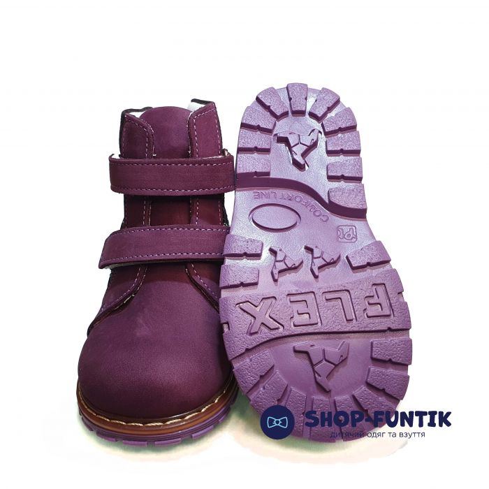 Ботинки Panda фиолетовые 0120