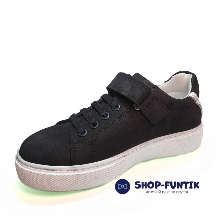 Кроссовки Tunel черные с белой звездой 2083