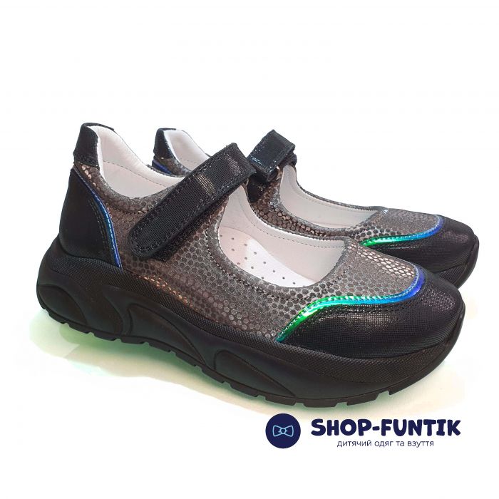 Туфлі Tunel темно-сріблясті на платформі 1985