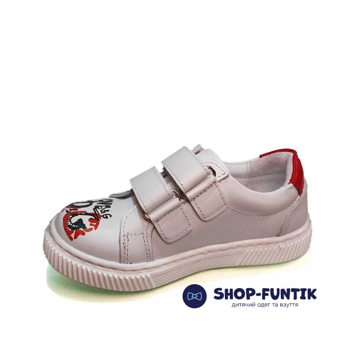 Кроссовки Panda белые с цветным принтом 439