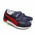 Кроссовки Panda темно-синие с красной полосой 508