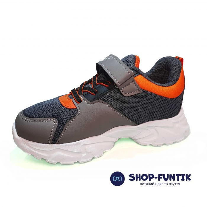 Кроссовки  Promax серые сетка 176410