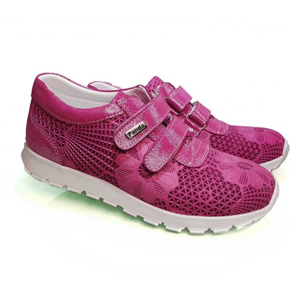 Кроссовки Panda ярко-малиновые 1219