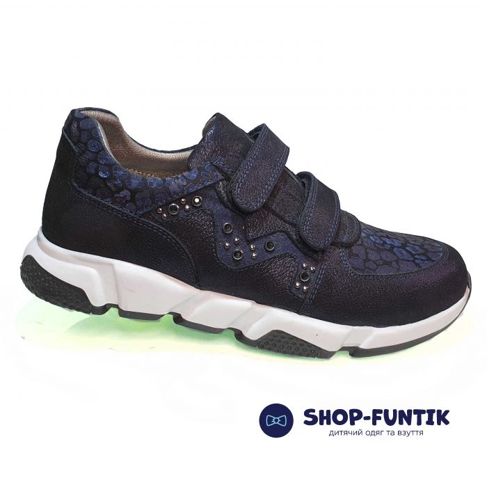 Кросівки Panda темно-сині прикрашені стразами 84