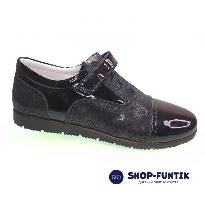 Туфли Tunel черные лакированные 2767