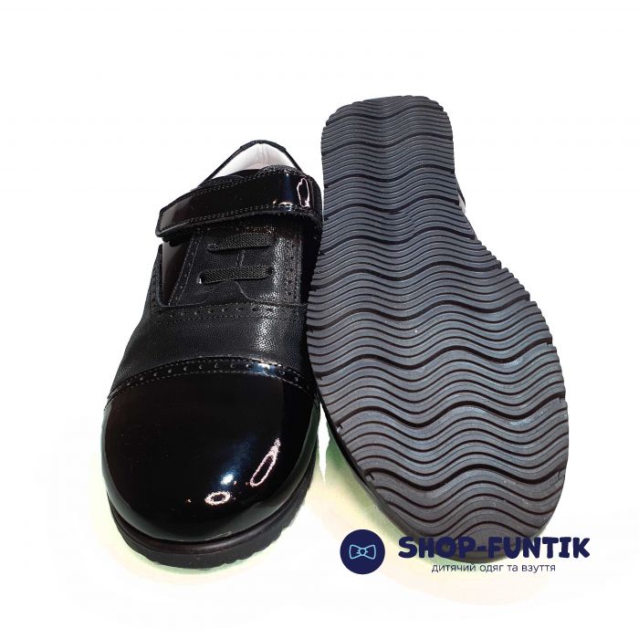 Туфли Tunel черные лакированные 2767