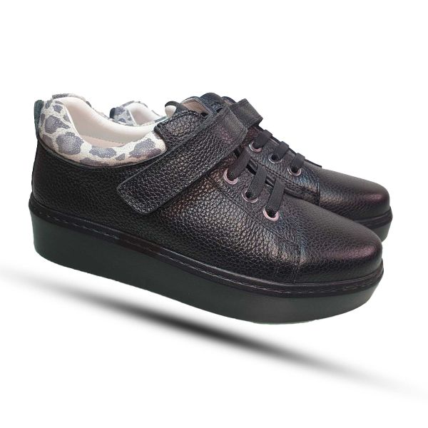 Туфли Tunel черные на толстой подошве 1029