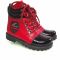 Ботинки Panda красные с черным 01609