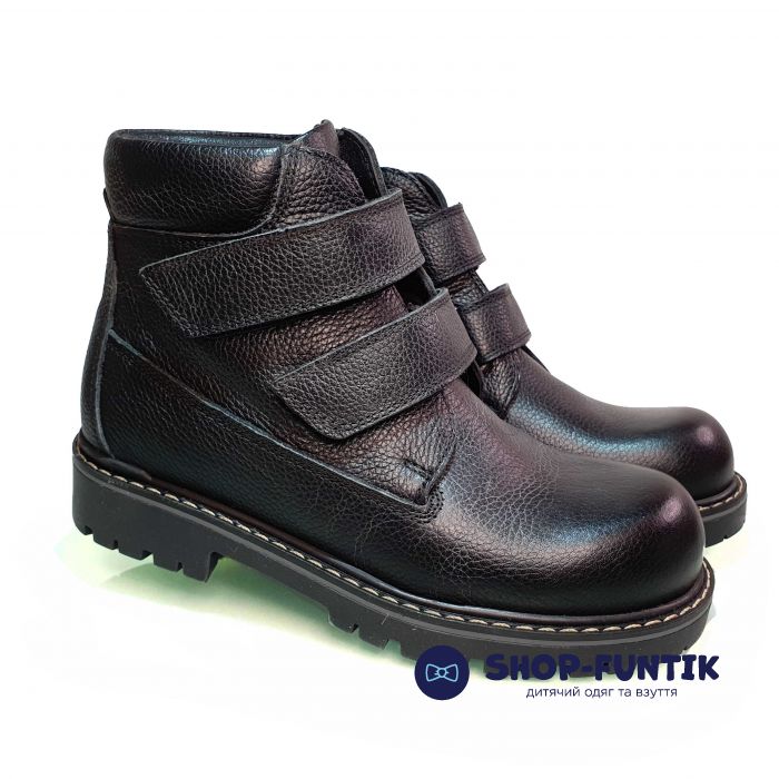 Ботинки Tunel черные на двух липучках 8416534