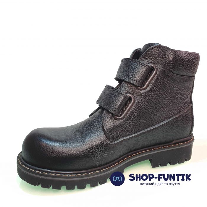 Ботинки Tunel черные на двух липучках 8416534