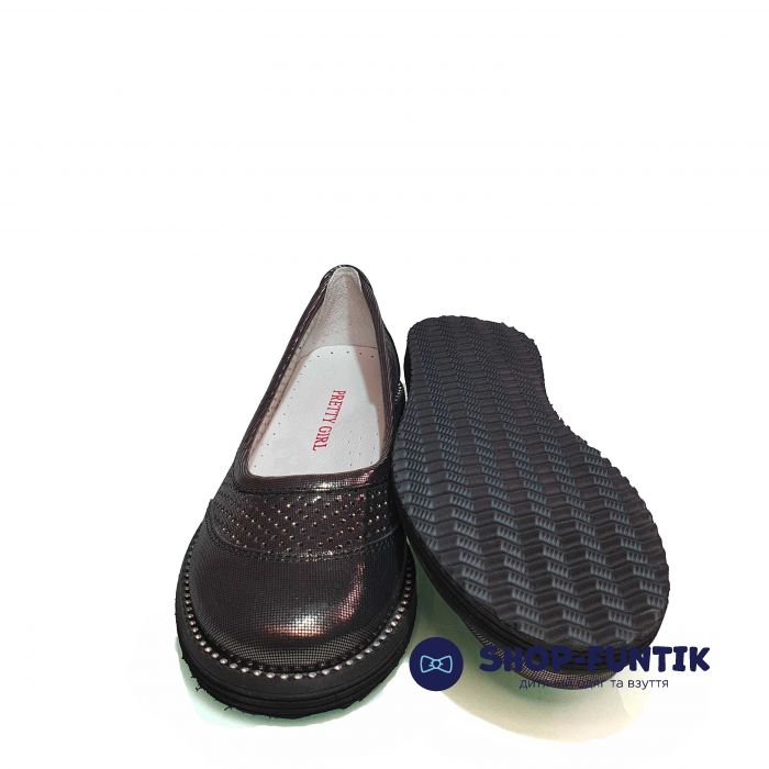 Туфли Tunel коричневые со сквозной перфорацией 200