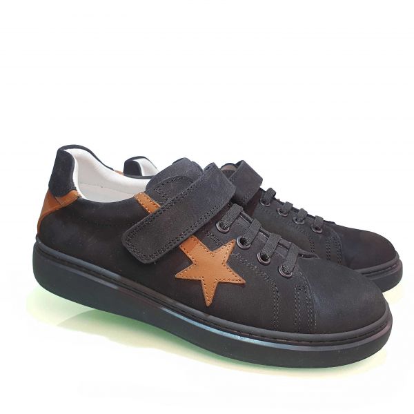 Кроссовки Tunel черные со звездочкой 1962