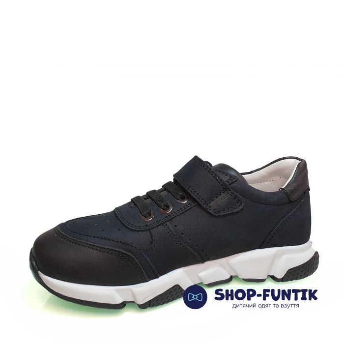 Кроссовки  Tunel черные на белой подошве 3100