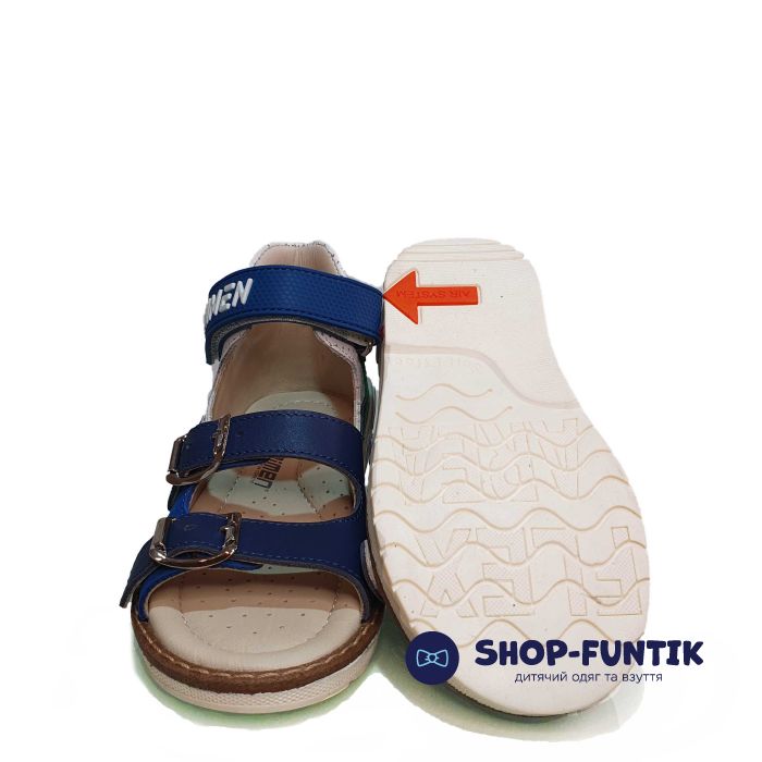 Сандалии Minimen cине-белые 1711