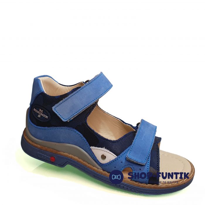 Сандалии Minimen cине-голубые 0101