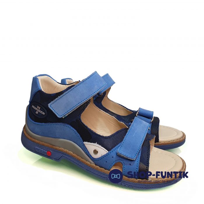 Сандалии Minimen cине-голубые 0101