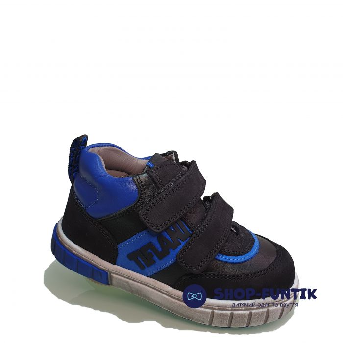 Кроссовки Tiflani черно-синие 18B