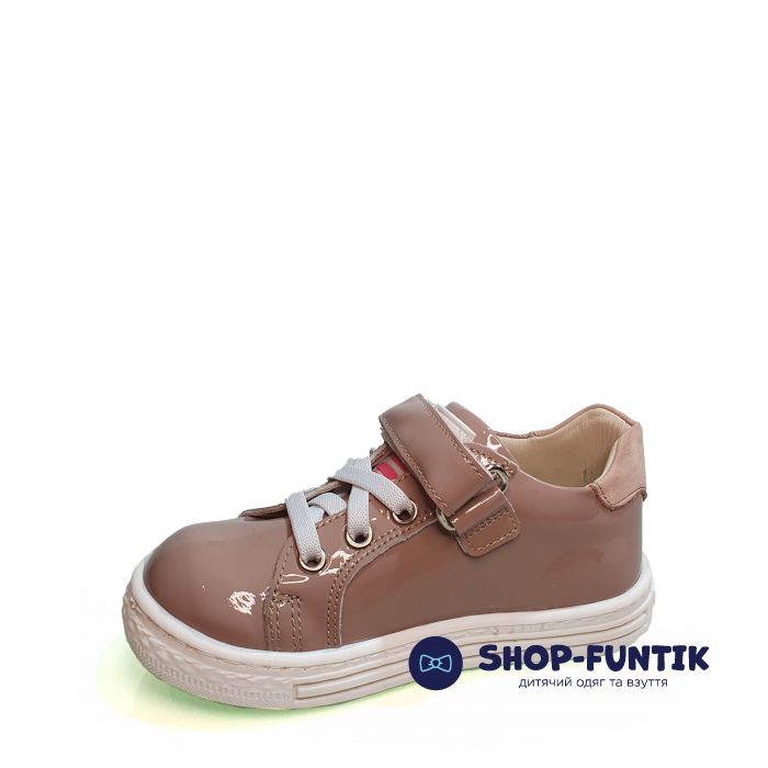 Кроссовки Minimen беживые с цветочком 01122