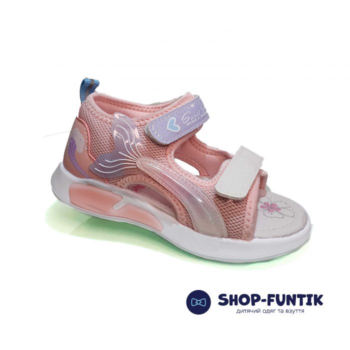 Сандалии Том.М розовые открытые 10511