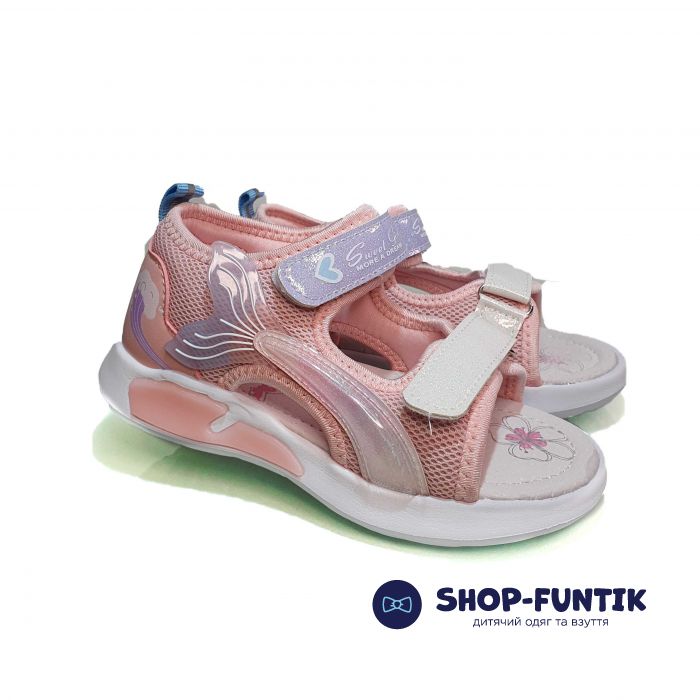 Сандалии Том.М розовые открытые 10511