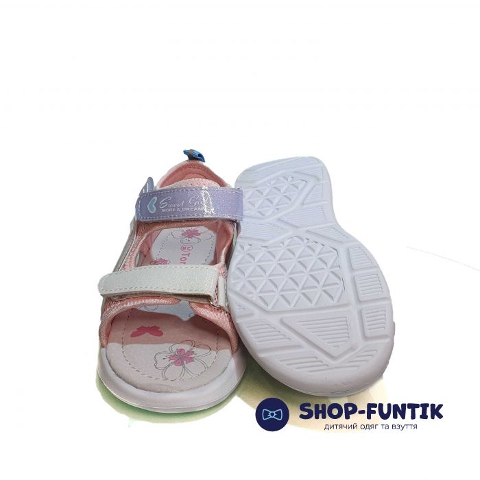 Сандалии Том.М розовые открытые 10511