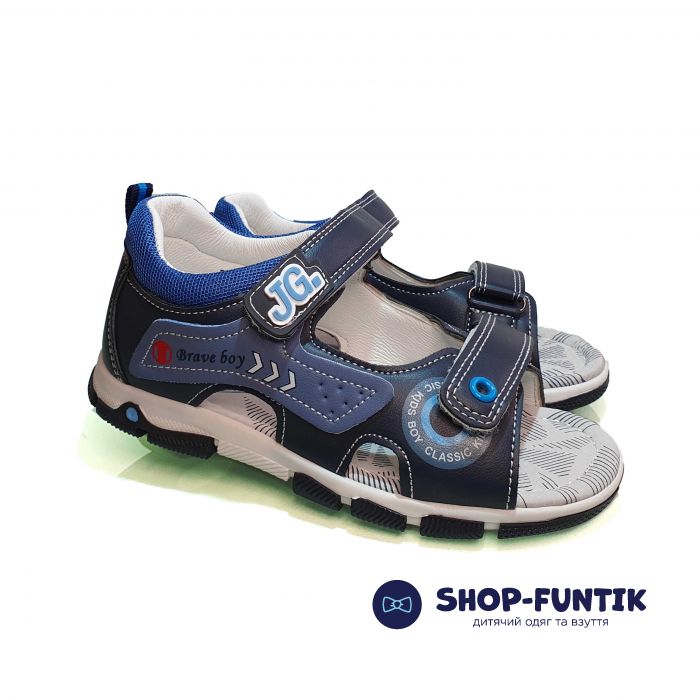 Сандалии Jong Golf темно-синие открытые 20288