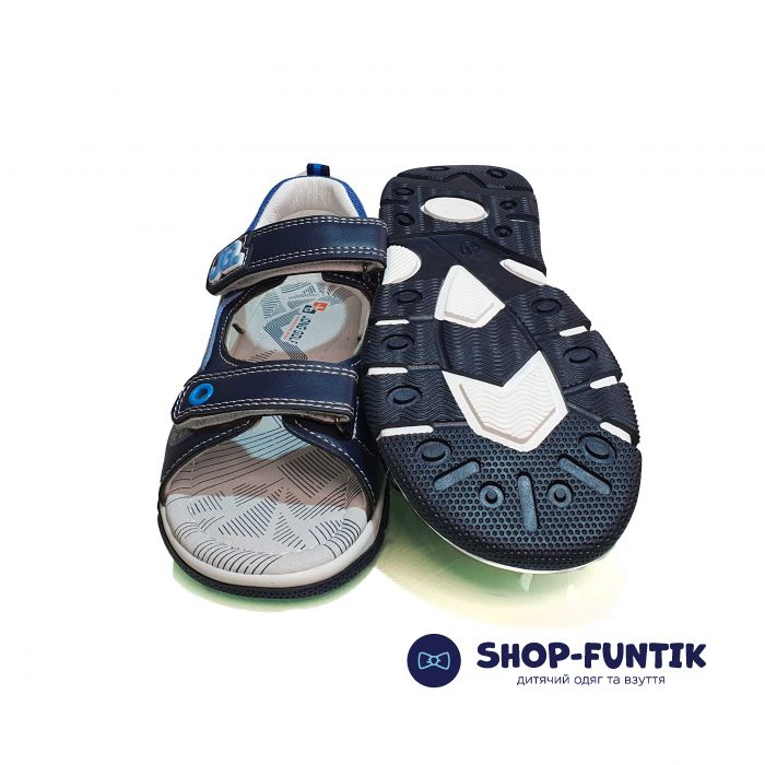 Сандалии Jong Golf темно-синие открытые 20288