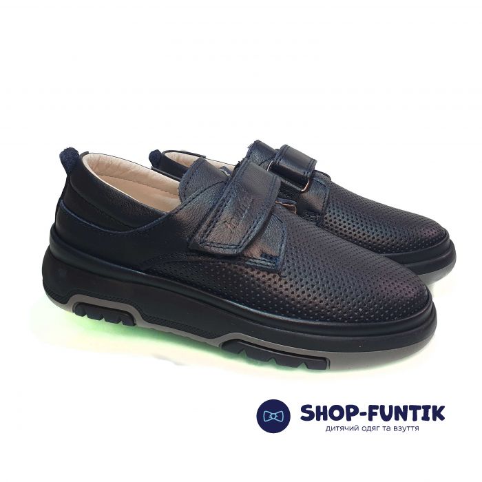 Мокасины Tomini темно-синие 109.09