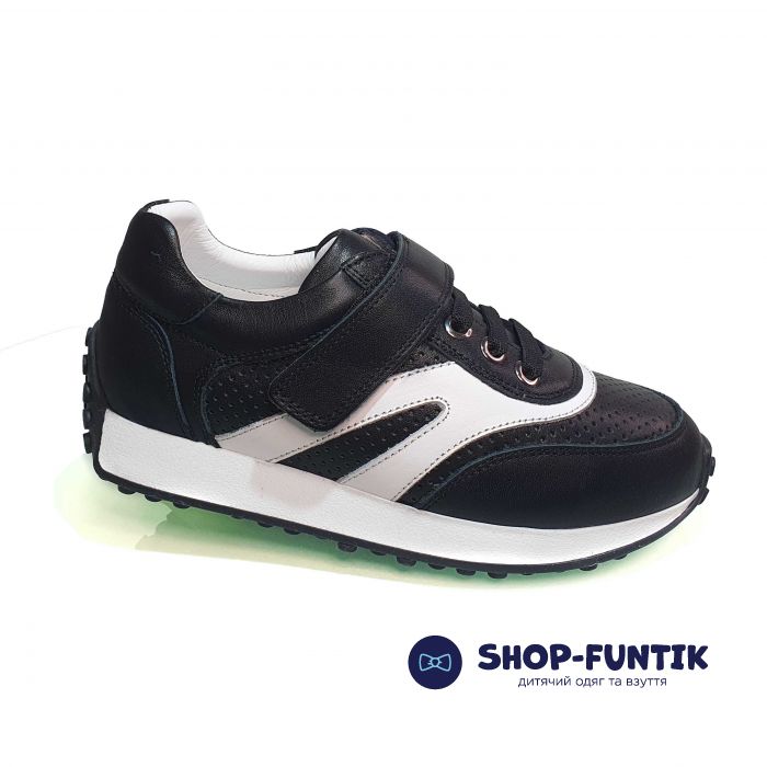 Кроссовки Tunel черно-белые 03-25184