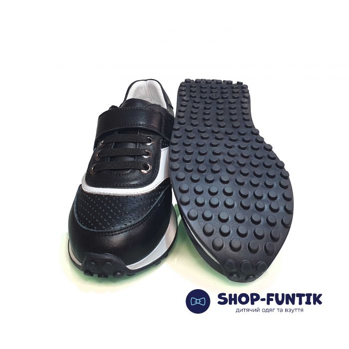 Кроссовки Tunel черно-белые 03-25184