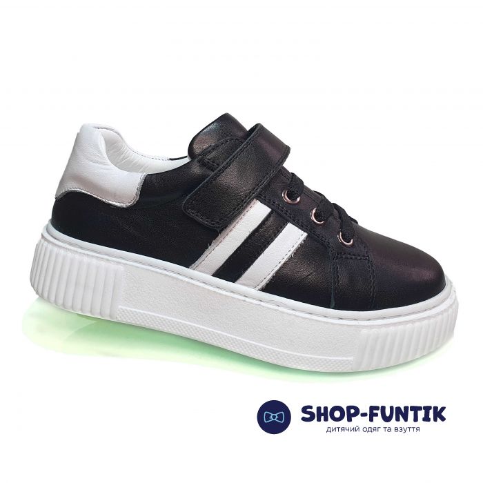 Кроссовки Tunel черно-белые 0325104