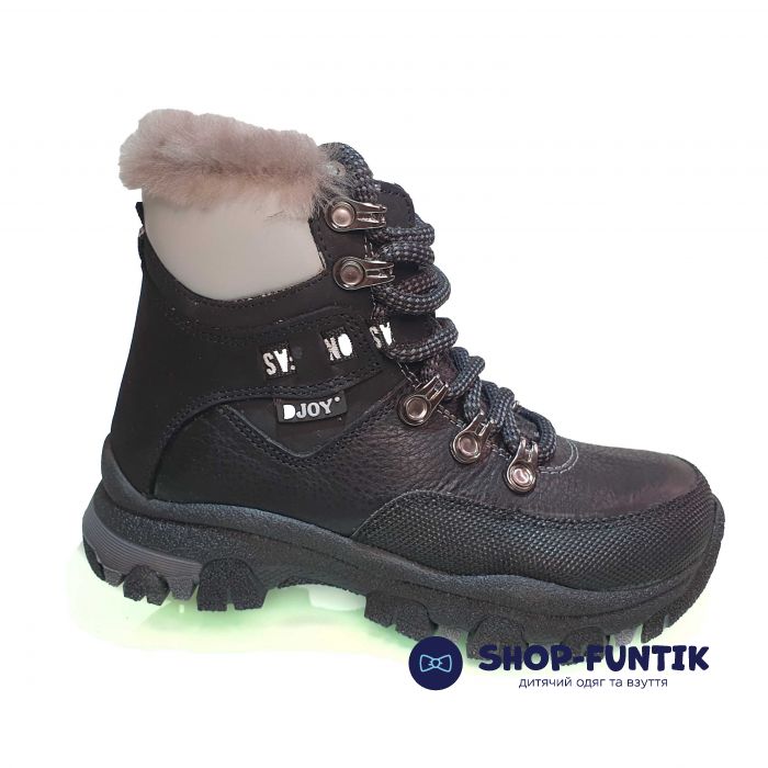 Ботинки Djoy черные 07.211