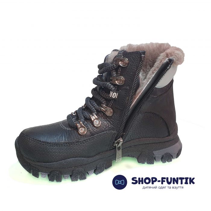 Ботинки Djoy черные 07.211