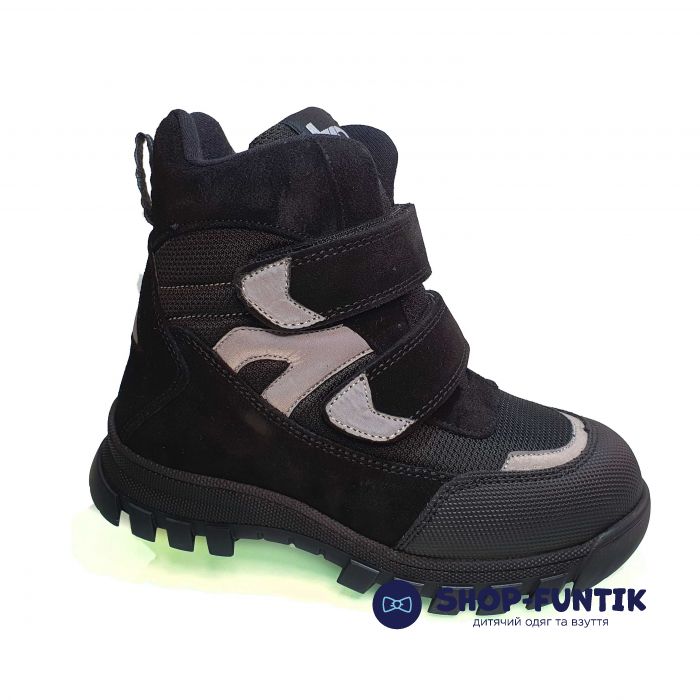 Ботинки Kidmen черные 510006