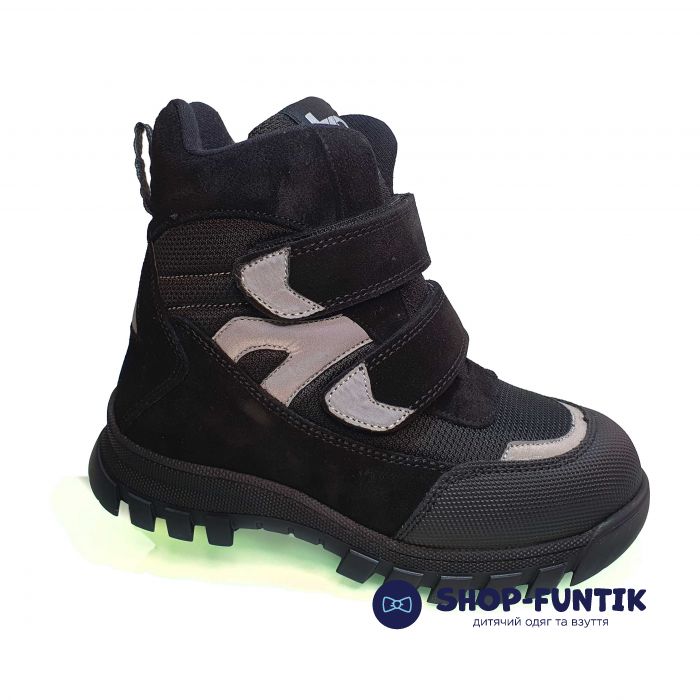 Ботинки Kidmen черные 510004