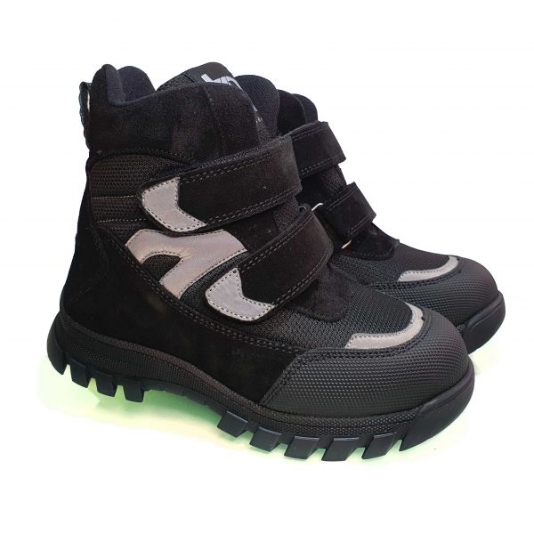 Ботинки Kidmen черные 510006