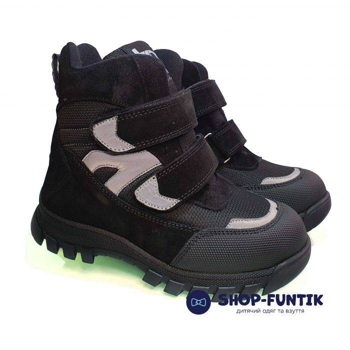 Ботинки Kidmen черные 510006