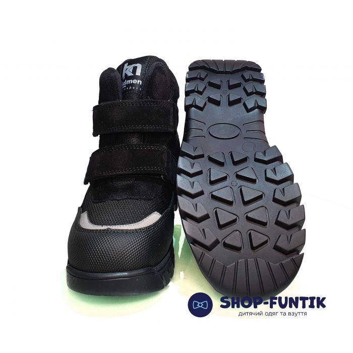Ботинки Kidmen черные 510006