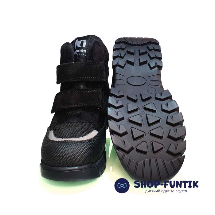 Ботинки Kidmen черные 510004