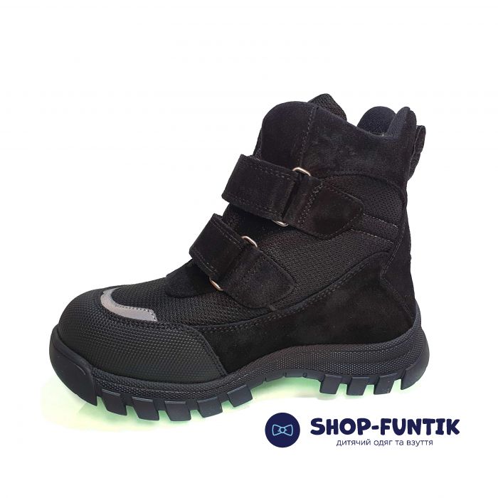 Ботинки Kidmen черные 510006