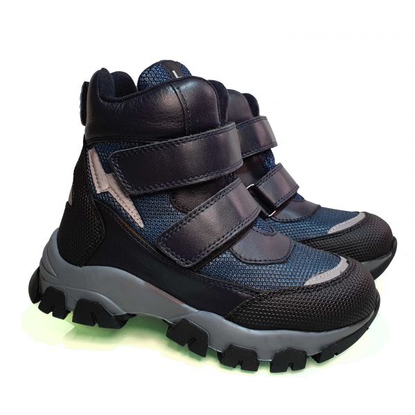 Ботинки Kidmen сине-черные 500858