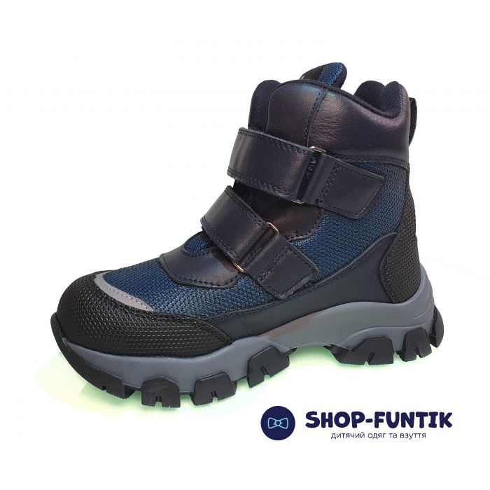 Ботинки Kidmen сине-черные 500858
