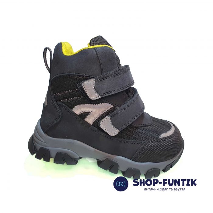 Ботинки Kidmen черные 51005