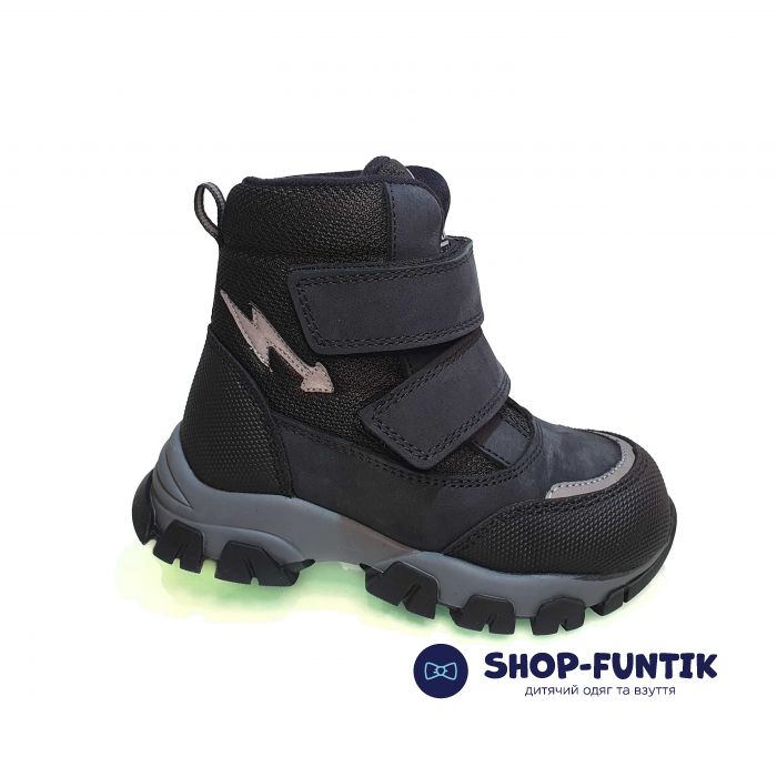 Ботинки Kidmen черные 500841