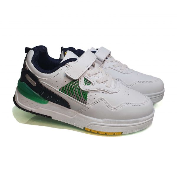 Кроссовки  Promax белые с цветными вставками 1885